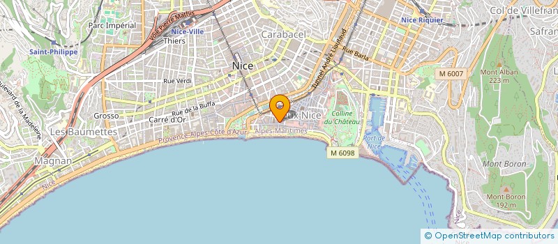 localisation de l'entreprise JAMBORY à NICE