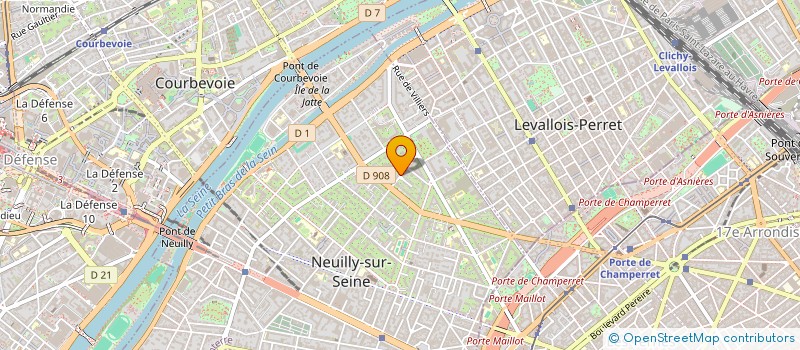 localisation de l'entreprise JAMCAR à NEUILLY-SUR-SEINE