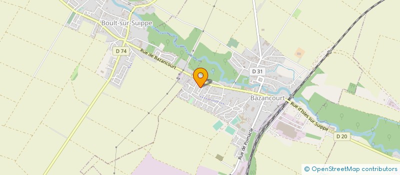 localisation de l'entreprise JAMCAU  BAZANCOURT