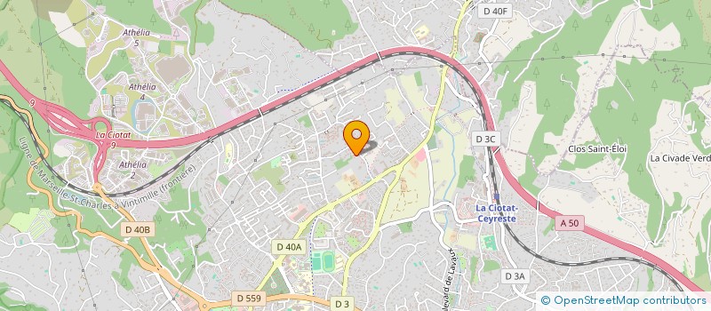 localisation de l'entreprise JAMCE  LA CIOTAT