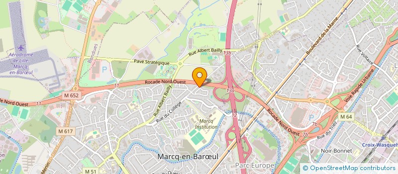 localisation de l'entreprise JAME à MARCQ-EN-BARŒUL