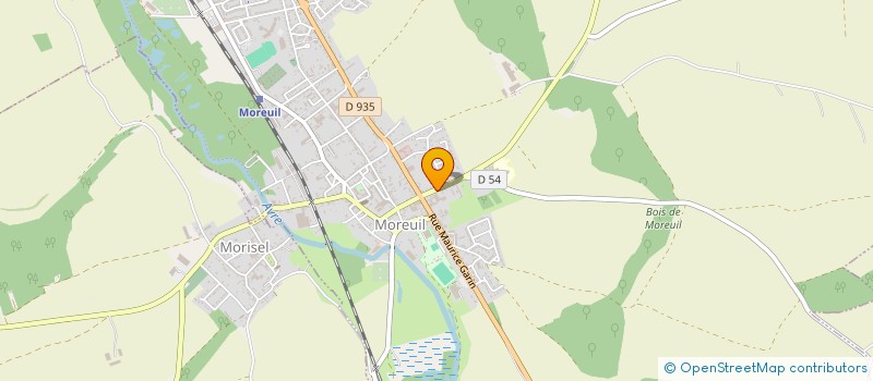 localisation de l'entreprise JAME  MOREUIL