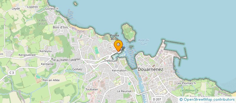 localisation de l'entreprise JAME IMMO  DOUARNENEZ