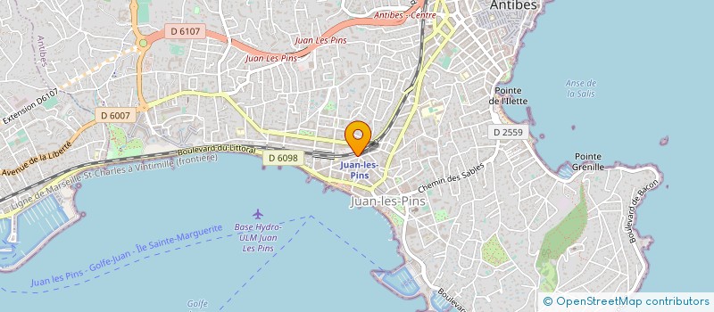 localisation de l'entreprise JAME S à ANTIBES