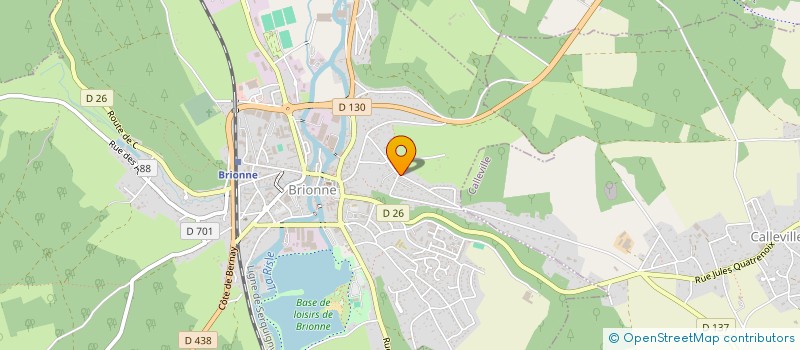 localisation de l'entreprise JAMEA  BRIONNE