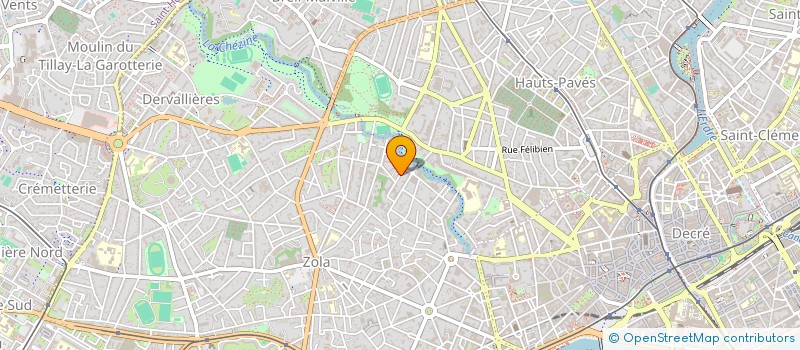 localisation de l'entreprise JAMEG à NANTES