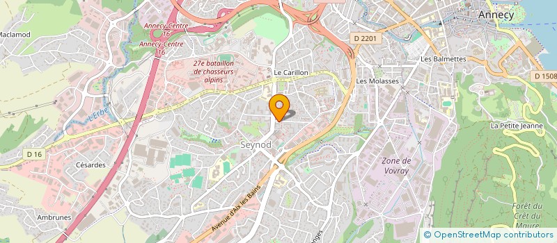 localisation de l'entreprise JAMELODIE à ANNECY