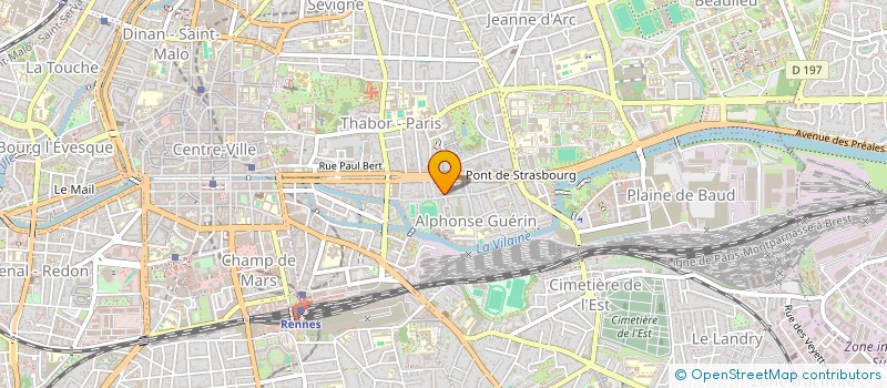 localisation de l'entreprise JAMENLIE  RENNES