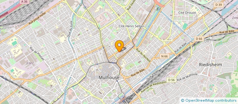 localisation de l'entreprise JAMES  MASEVAUX-NIEDERBRUCK