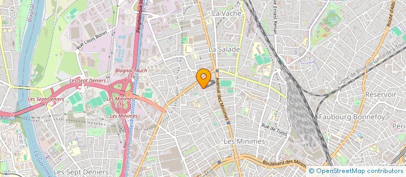 localisation de l'entreprise JAMES à TOULOUSE