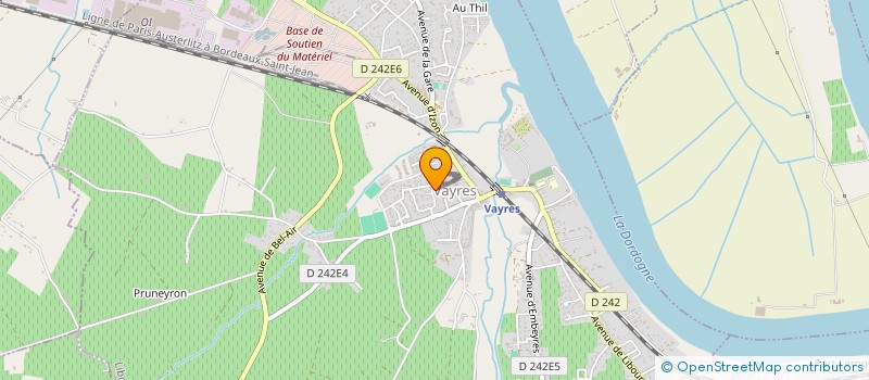 localisation de l'entreprise JAMES  VAYRES