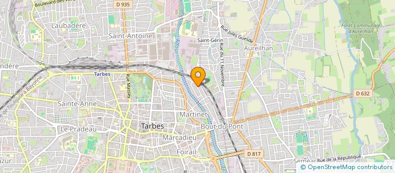 localisation de l'entreprise JAMES  TARBES