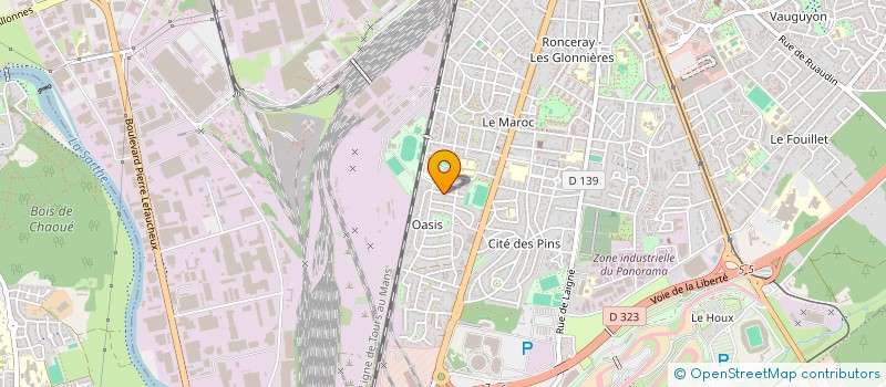 localisation de l'entreprise JAMES  LE MANS