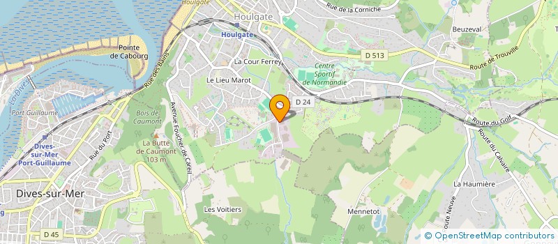 localisation de l'entreprise JAMES à HOULGATE