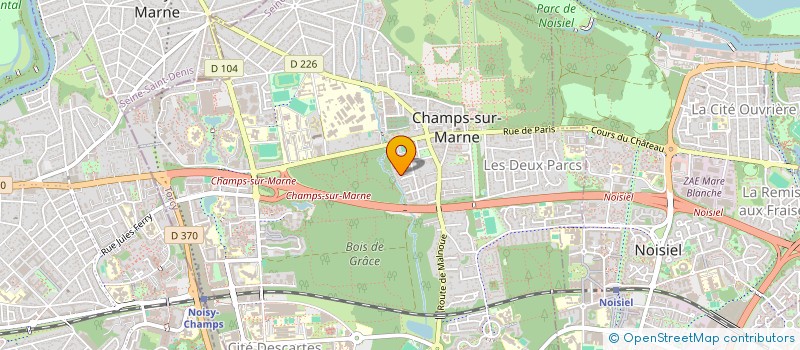 localisation de l'entreprise JAMES  CHAMPS-SUR-MARNE