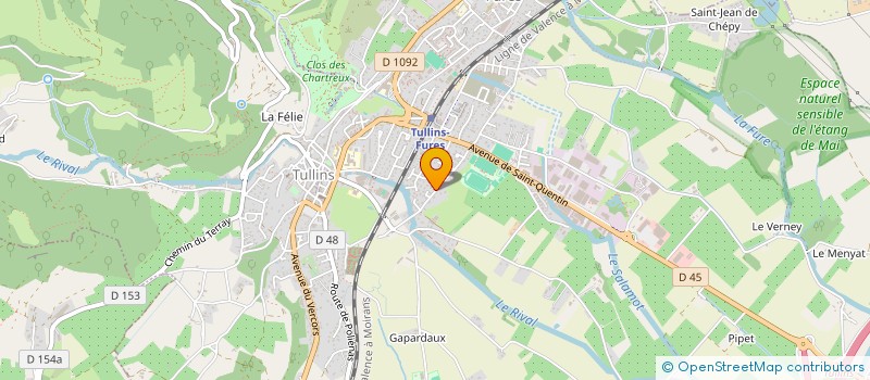 localisation de l'entreprise JAMES  VOIRON