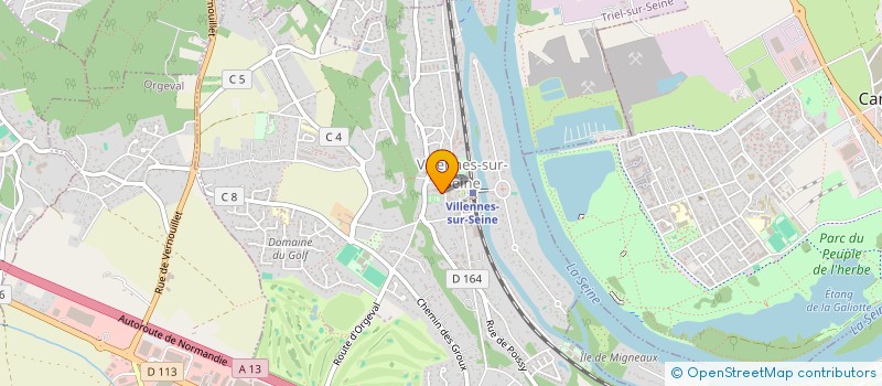 localisation de l'entreprise JAMES ART AND DESIGN à VILLENNES-SUR-SEINE