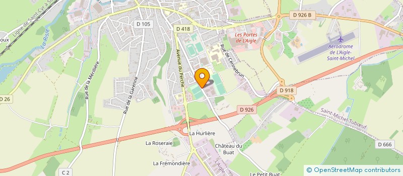 localisation de l'entreprise JAMES BURN INTERNATIONAL à L'AIGLE