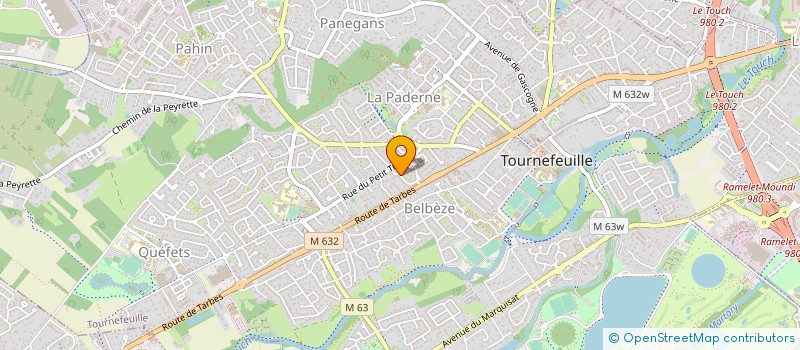 localisation de l'entreprise JAMES CHAUFFFAGE à TOURNEFEUILLE