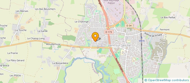 localisation de l'entreprise JAMES CREATION  VERN-SUR-SEICHE