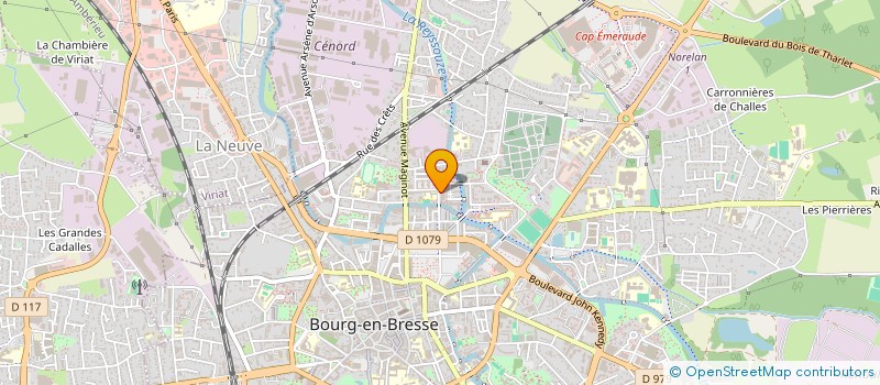 localisation de l'entreprise JAMES DISTRIBUTION à BOURG-EN-BRESSE