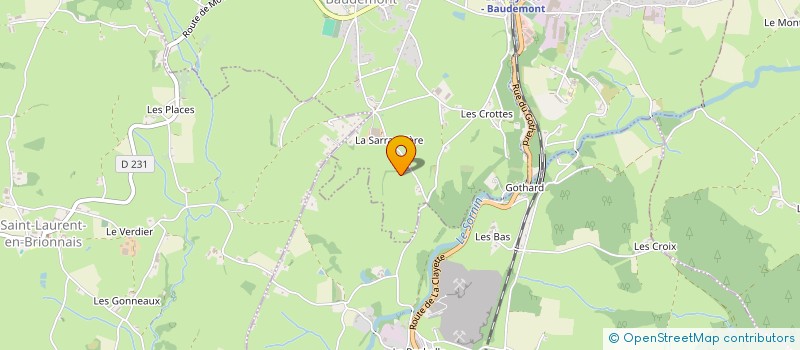 localisation de l'entreprise JAMES ERIC  BAUDEMONT