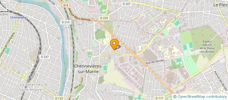 localisation de l'entreprise JAMES HOPPS ET SONS TRAVEL AGENCY  CHENNEVIERES-SUR-MARNE