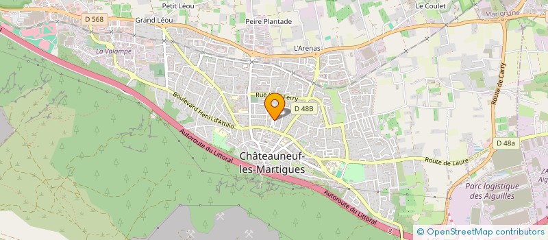 localisation de l'entreprise JAMES MARECHALERIE à CHATEAUNEUF-LES-MARTIGUES