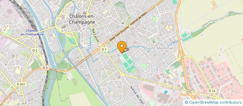 localisation de l'entreprise JAMES MOREAU SELECTIONS  CHALONS-EN-CHAMPAGNE