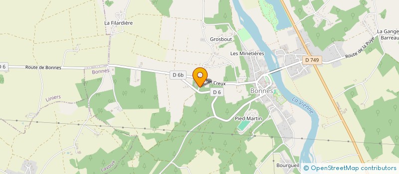 localisation de l'entreprise JAMES PERRINET à BONNES