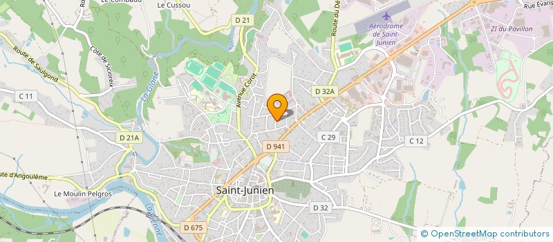 localisation de l'entreprise JAMES ROUGIER à SAINT-JUNIEN