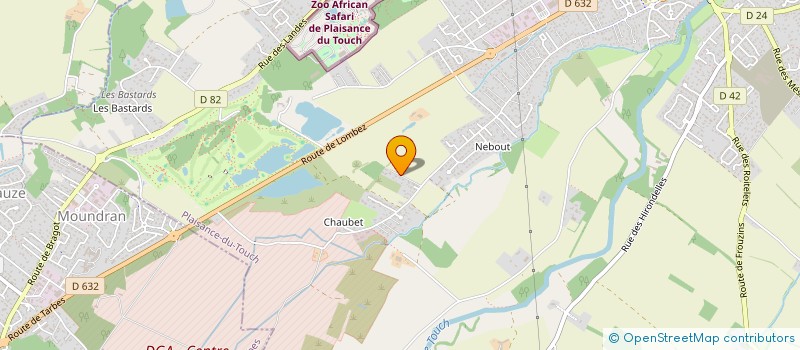 localisation de l'entreprise JAMES SAS  PLAISANCE-DU-TOUCH