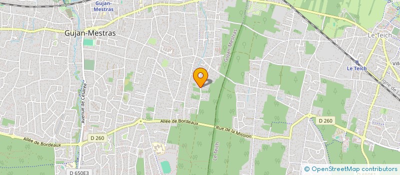 localisation de l'entreprise JAMES VOLTAIRE  GUJAN-MESTRAS