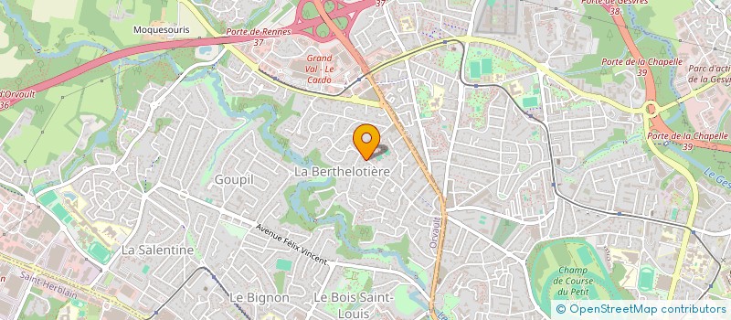 localisation de l'entreprise JAMESDUNELITCHI à ORVAULT