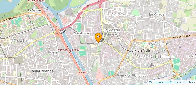 localisation de l'entreprise JAMESOS  VILLEURBANNE