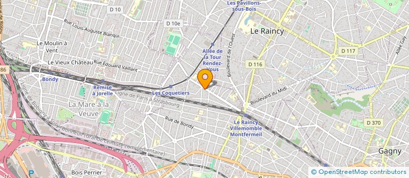 localisation de l'entreprise JAMESTY  VILLEMOMBLE