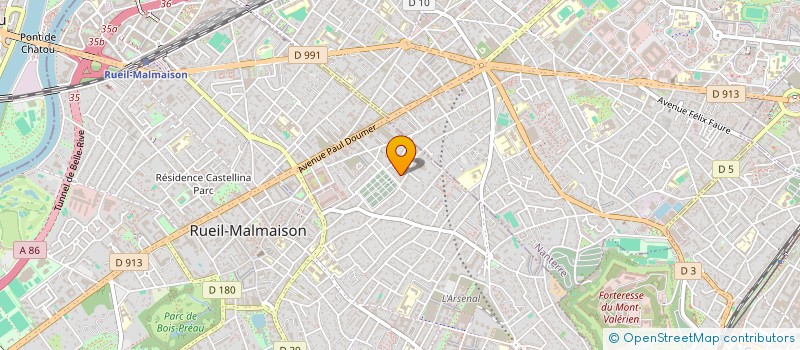 localisation de l'entreprise JAMET à RUEIL-MALMAISON