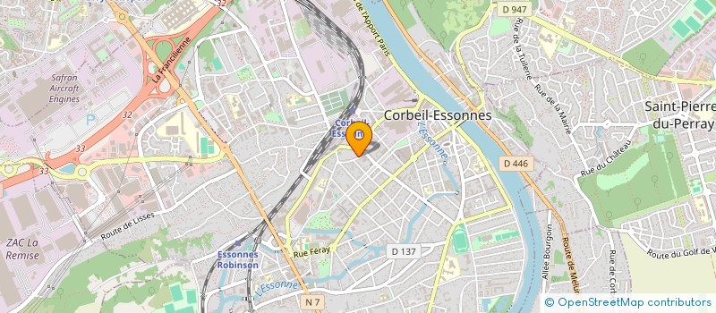 localisation de l'entreprise JAMET NICOLAS ET DEME INGRID à CORBEIL-ESSONNES