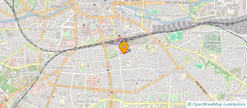 localisation de l'entreprise JAMET THEBAULT  RENNES