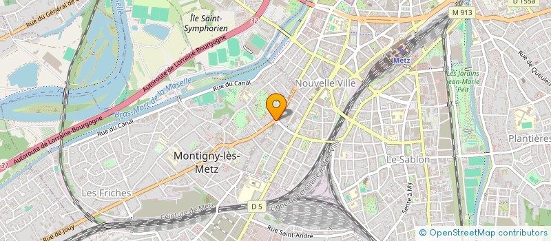 localisation de l'entreprise JAMI à MONTIGNY-LES-METZ