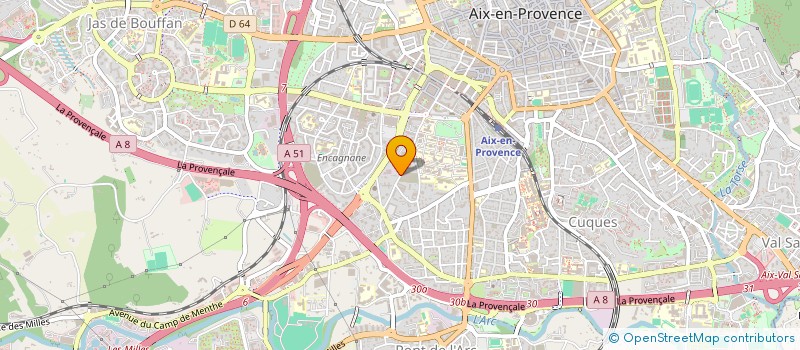 localisation de l'entreprise JAMI à AIX-EN-PROVENCE