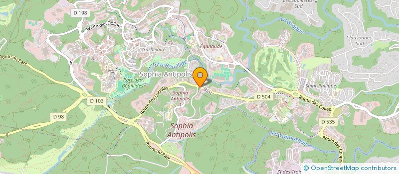 localisation de l'entreprise JAMI  VALBONNE