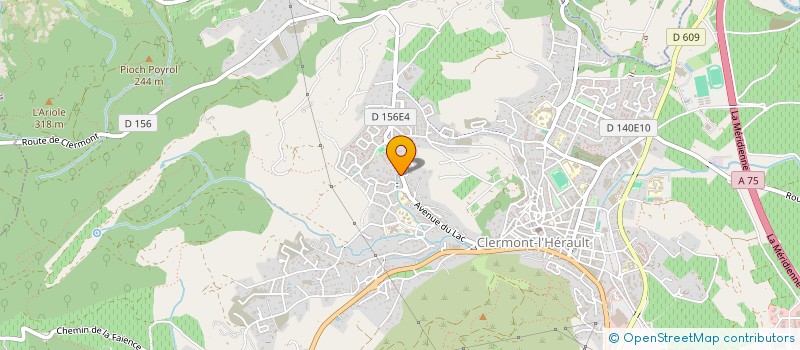 localisation de l'entreprise JAMI BAT  CLERMONT-L'HERAULT