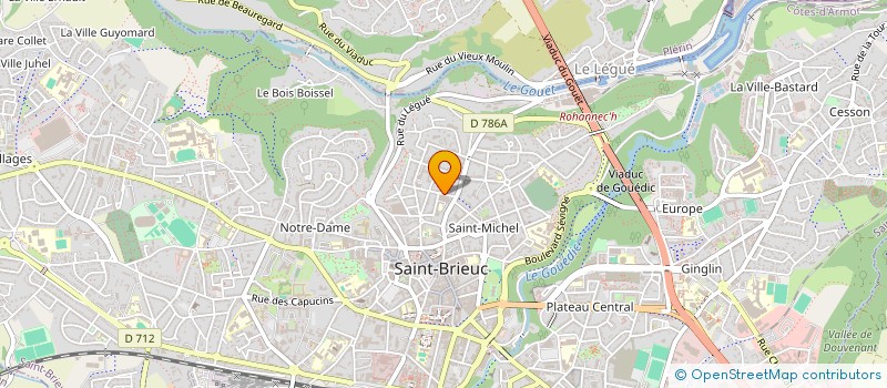 localisation de l'entreprise JAMIC à SAINT-BRIEUC