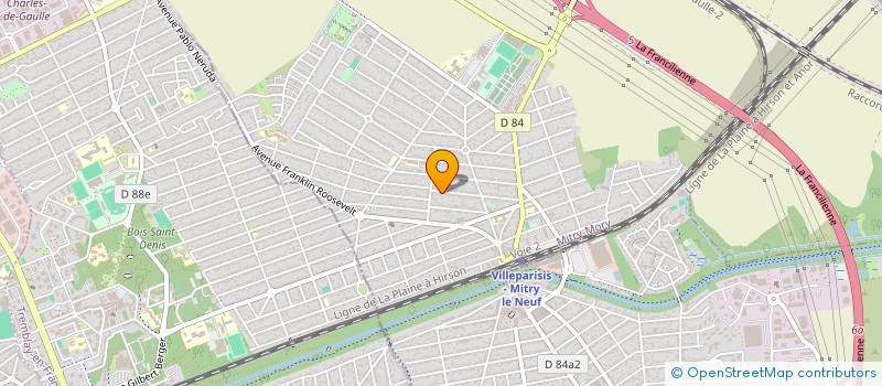 localisation de l'entreprise JAMIEN  MITRY-MORY
