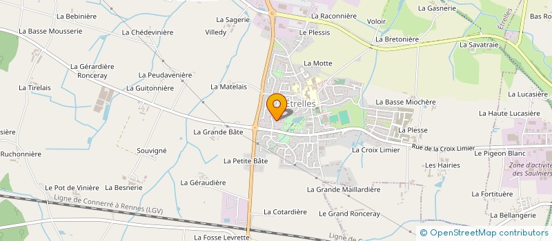 localisation de l'entreprise JAMIER  ETRELLES