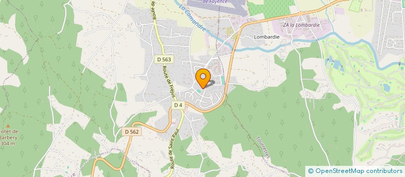 localisation de l'entreprise JAMIESON à FAYENCE