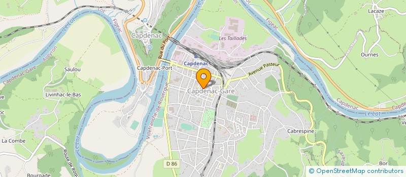 localisation de l'entreprise JAMILEC SERVICE  CAPDENAC-GARE