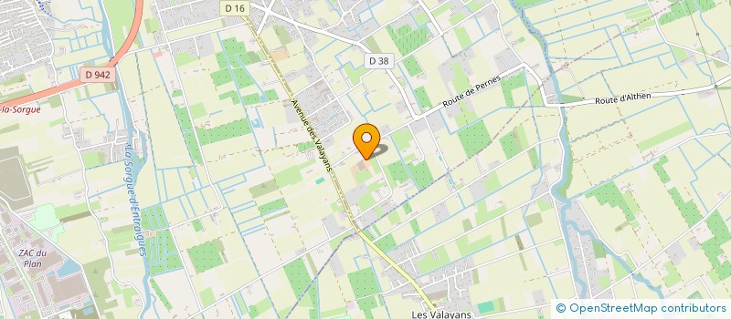 localisation de l'entreprise JAMILLE  ALTHEN-DES-PALUDS