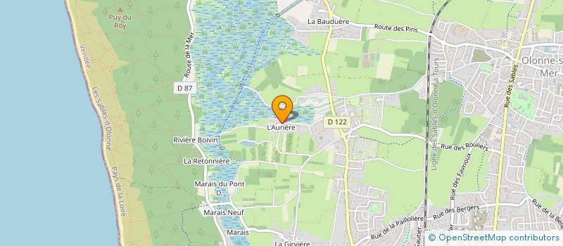 localisation de l'entreprise JAMILOU à LES SABLES-D'OLONNE